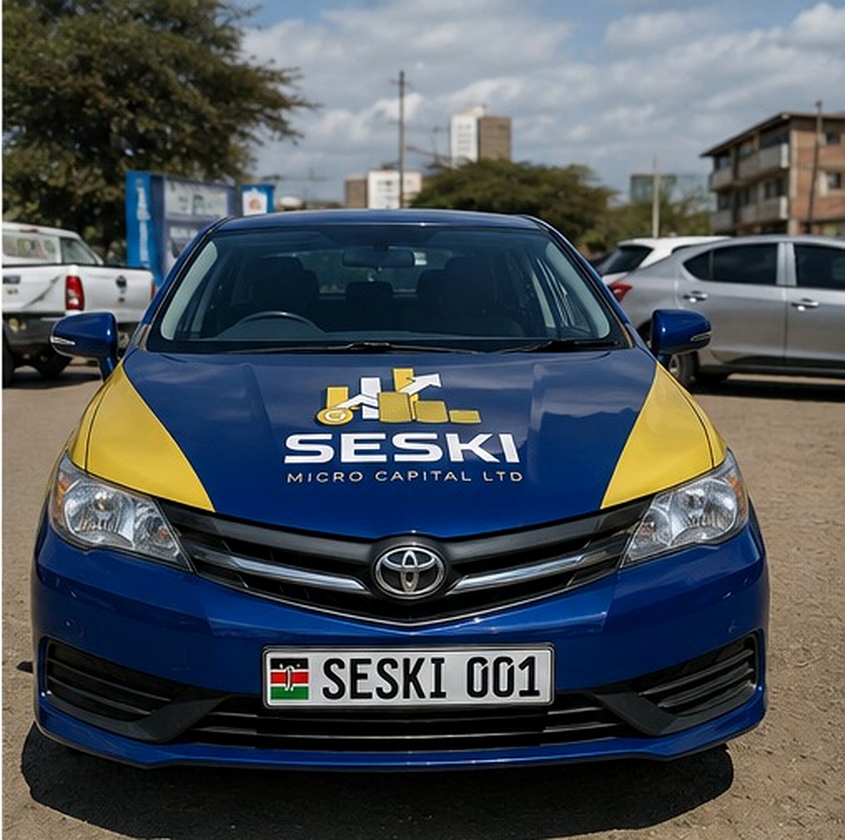 Seski branded vehicle